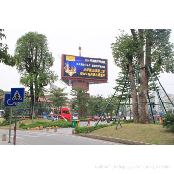 Large P10 Outdoor Full Color Led Display Screen Dip346 1r1g1b For Advertising